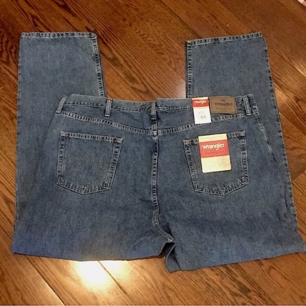 WRANGLER Mens Straight Leg Jeans 46 x 30 NWT - Picture 5 of 7